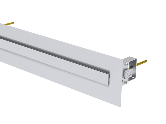 Rendering Zehnder ComfoGrid Bilamina Comfortable indoor ventilation Front view