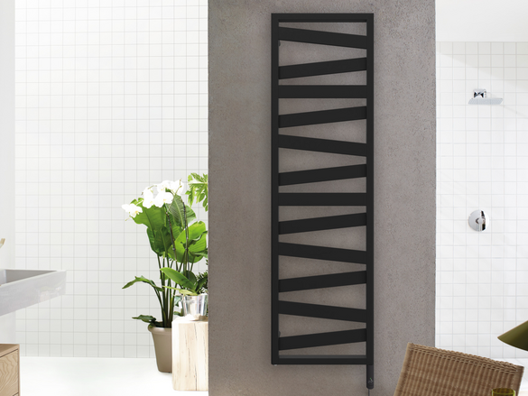 Rendering Zehnder Ribbon Decorative radiator Front view