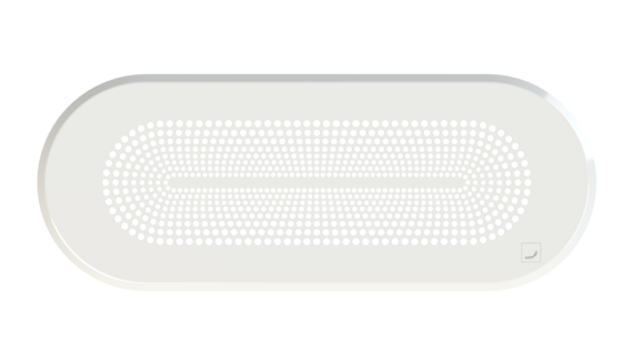 Zehnder_CSY_ComfoGrid_DGR-CLF-L360-W140-Milano-9016 Rendering Zehnder ComfoGrid CLF Comfortable indoor ventilation Top view