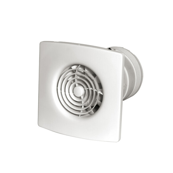 Cut-Out Zehnder Silent Humidistat Wall Fan Comfortable indoor ventilation Front view