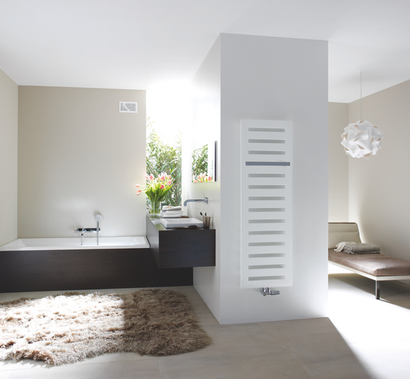 Rendering Zehnder Metropolitan Bar Decorative radiator Front view