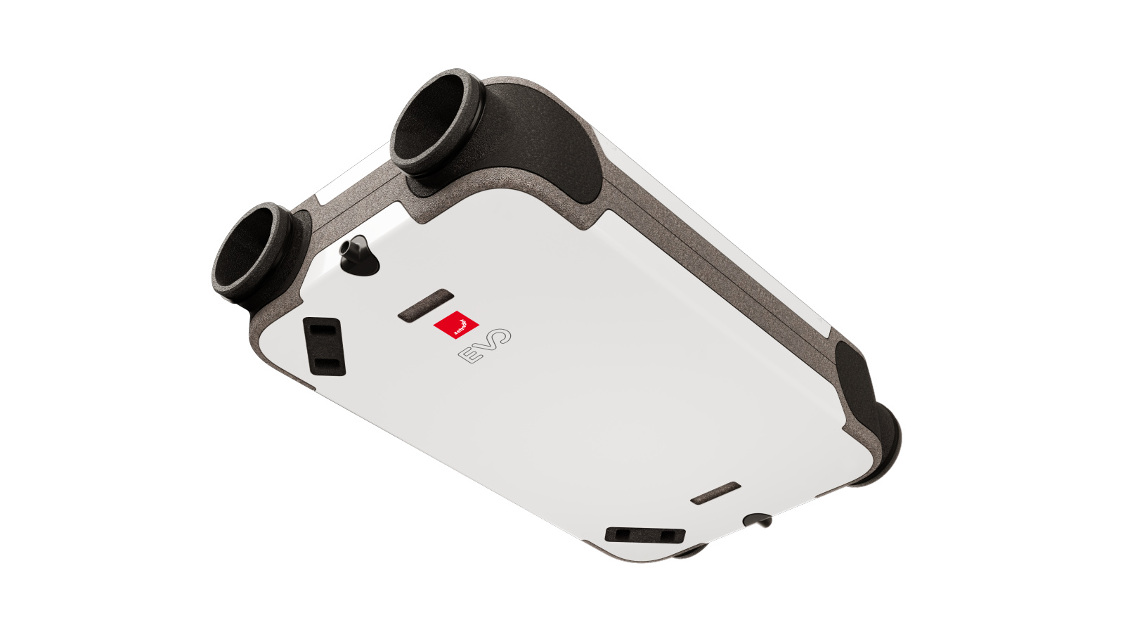 Cut-Out Comfortable indoor ventilation Angled view