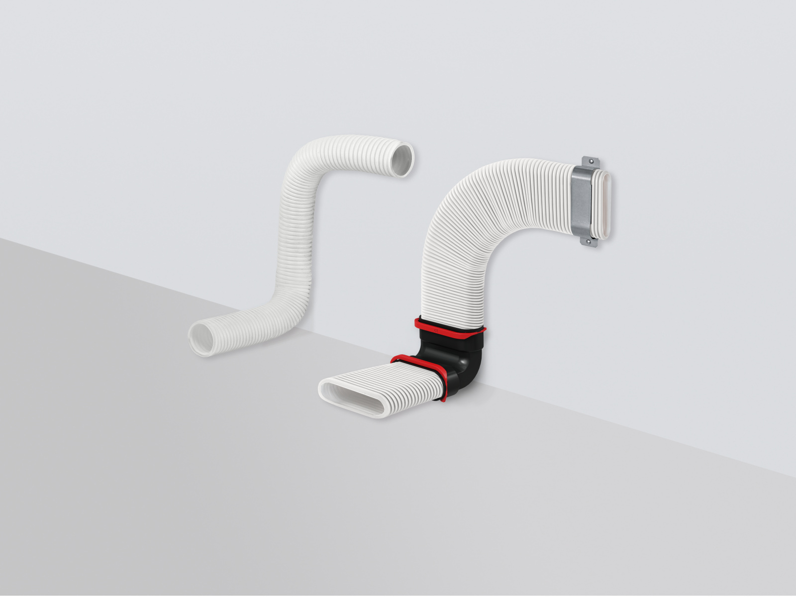 Rendering Zehnder ComfoTube Comfortable indoor ventilation 3D view