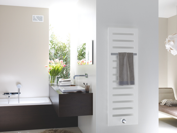 Rendering Zehnder Metropolitan Bar Decorative radiator Front view