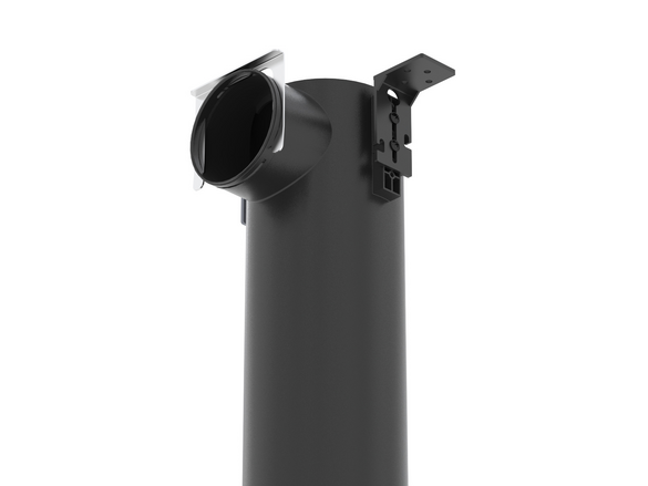 Rendering Zehnder ComfoCase TVA-P Comfortable indoor ventilation Angled view